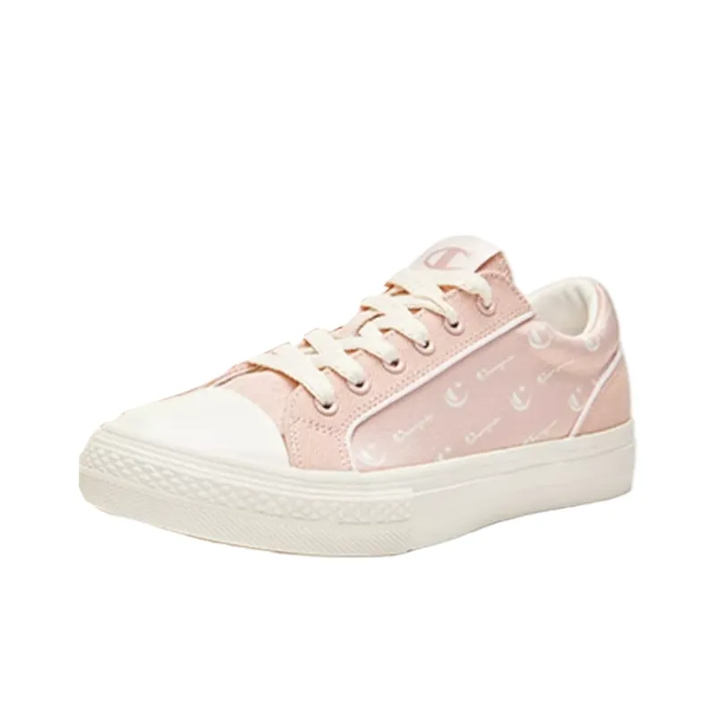 Champion Low Top Canvas Shoes Women's Pink-1