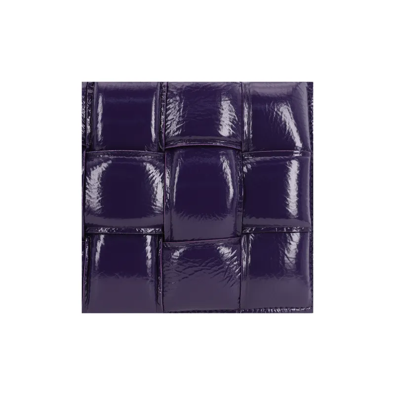 Bottega Veneta Padded Cassette Intrecciato Raisin-8
