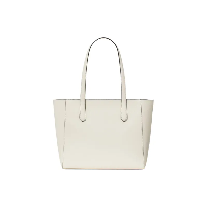 Kate Spade Staci Saffiano Leather Tote Bag, Shopping Bag, Shoulder Bag, Handbag Medium Size Women's White-2