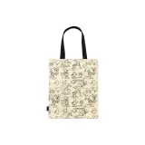 Beige Mickey Mouse Creative Graffiti-Canvas Bag
