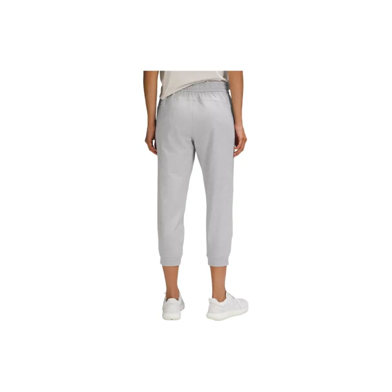 Lululemon Soft Jersey Classic-Fit Mid-Rise Cropped Jogger Knitted Sports Pants Women's-8