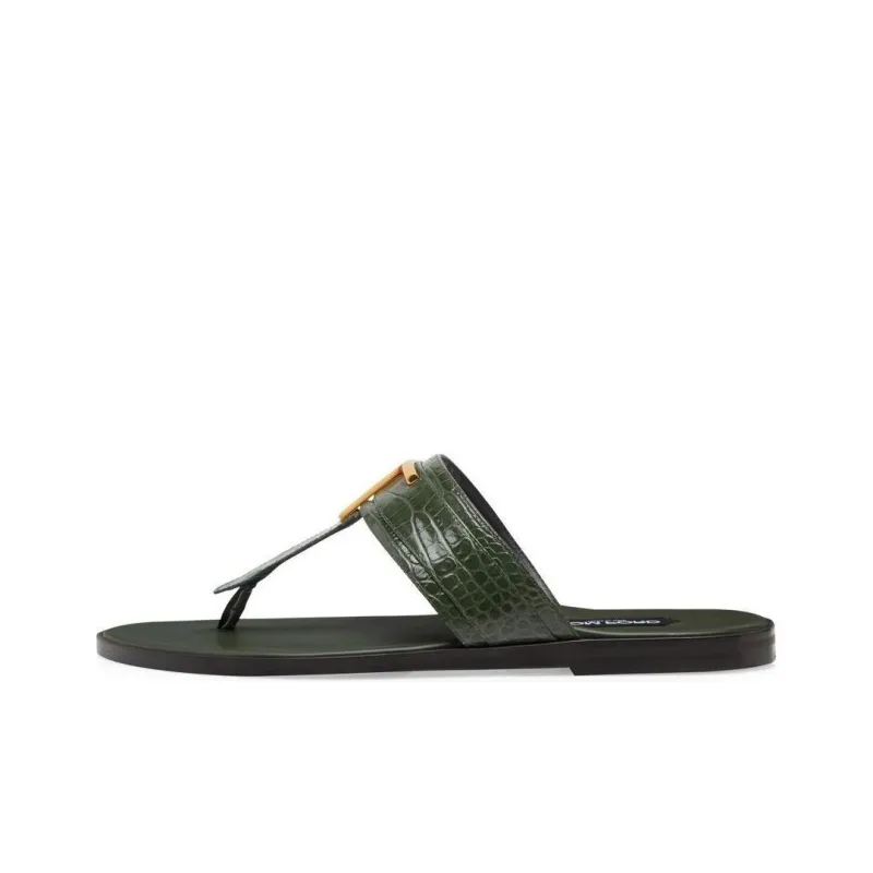 TOM FORD Brighton Leather Sandals-0