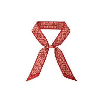 GIVENCHY Silk Scarves Women's Red