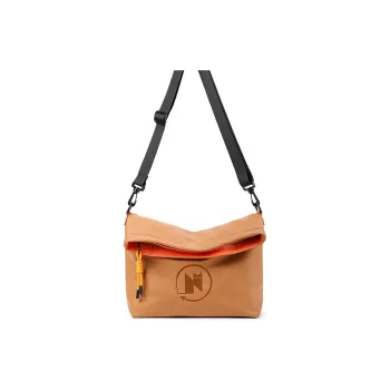 NOXXON Nylon Fabric Crossbody Bags Shoulder Bags Regular Women's Dark Khaki/Obsidian Black/Ultimate Gray