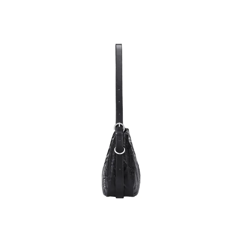 GOLF Synthetic Leather Shoulder Bag Regular Women's Milkshake White/Tranquil Black-8