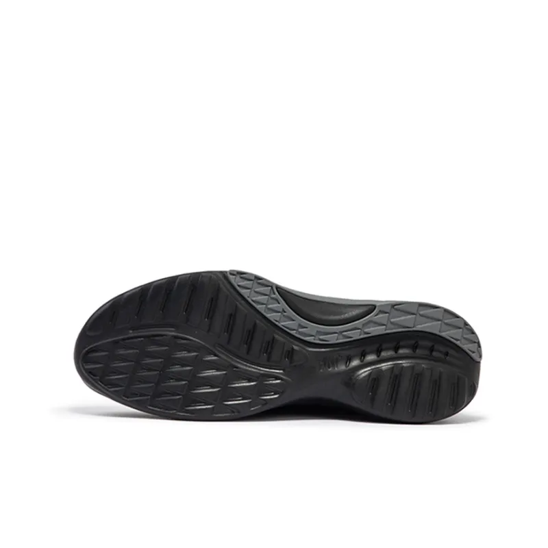 361° Sharp Tooth Cushioning, Slip Resistant, Abrasion Resistant, Breathable Low Top Running Shoes Men's Black Gray-4