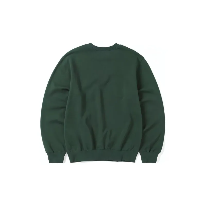 Thisisneverthat SS24 2010 Original Crewneck Sweatshirt Unisex Forest Green-1
