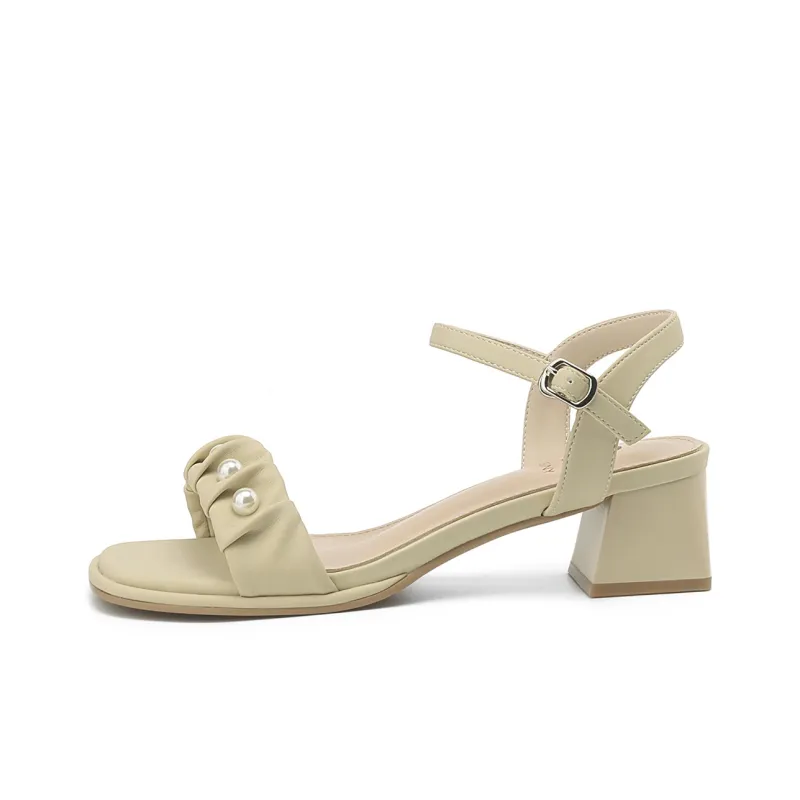 JOSINY Strap Sandals 4.6cm Women's Ecru/Light Yellow-6