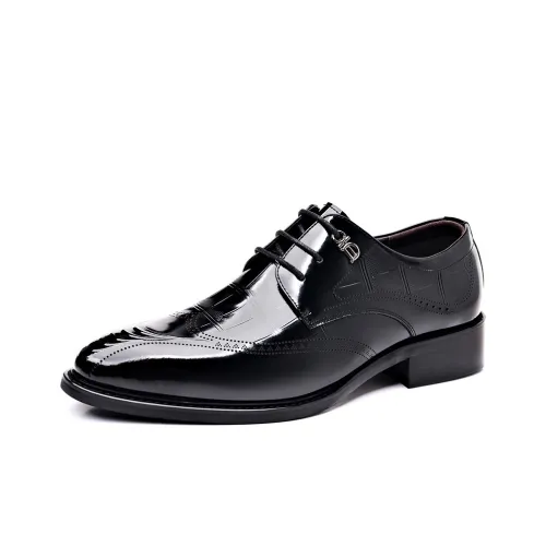 Help Dress Shoes Men Low-Top Black