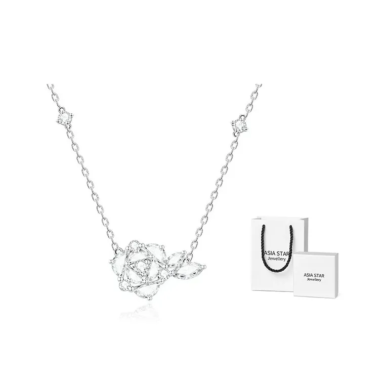 Asia Star S925 Silver Necklaces Women's-1
