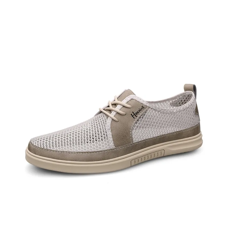 Extravagant Men's Casual Shoes Men Low Top Black Khaki-5