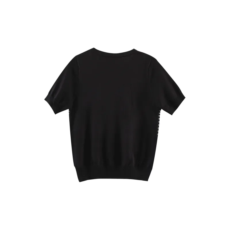 AHDO T Shirts Women's Black-1
