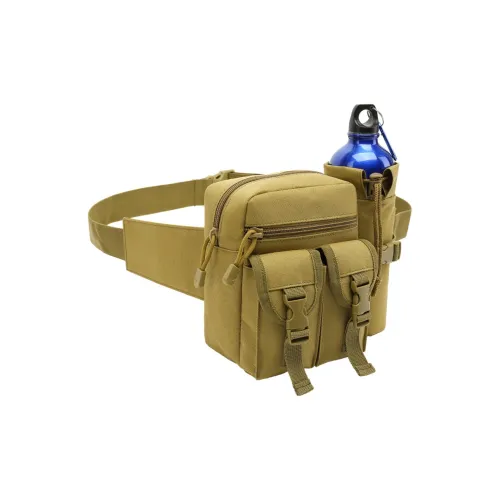 Genius Dawn Moon Oxford Cycling Fanny Pack Kettle Fanny Pack Unisex Yellow