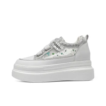 CARDANRO Low Top Slip on Hook and Loop Skateboard Shoes Women's
