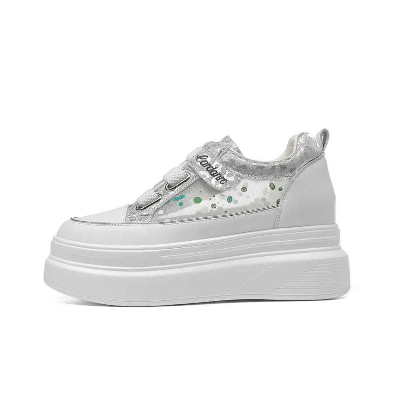 CARDANRO Low Top Slip on Hook and Loop Skateboard Shoes Women's-0