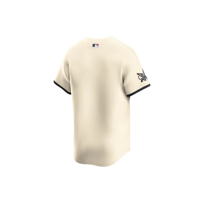 Nike x MLB Collaboration Dri-FIT Texas Rangers City Connect Baseball Jacket Unisex Natural-1