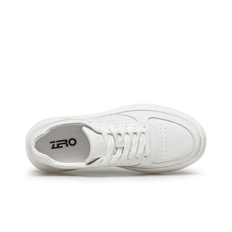 ZRO Skateboard Shoes Men Low Top White/White Gray/White Blue-17