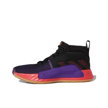 Adidas Dame 5 Black Red Purple