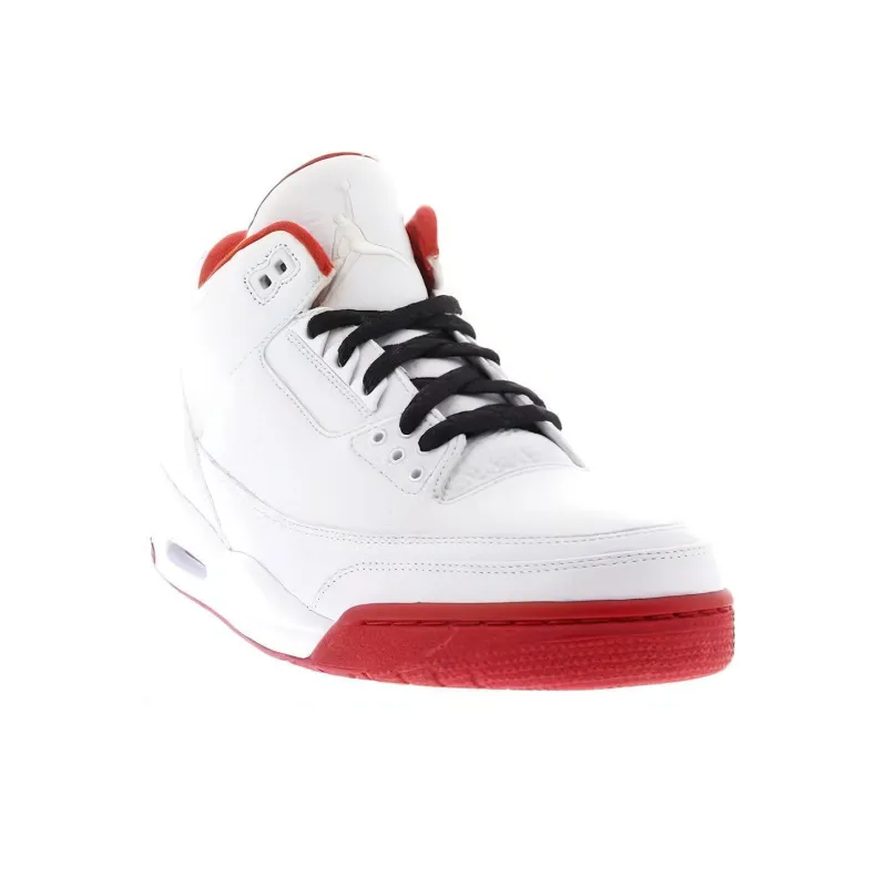 JORDAN 3 'White Red'-2