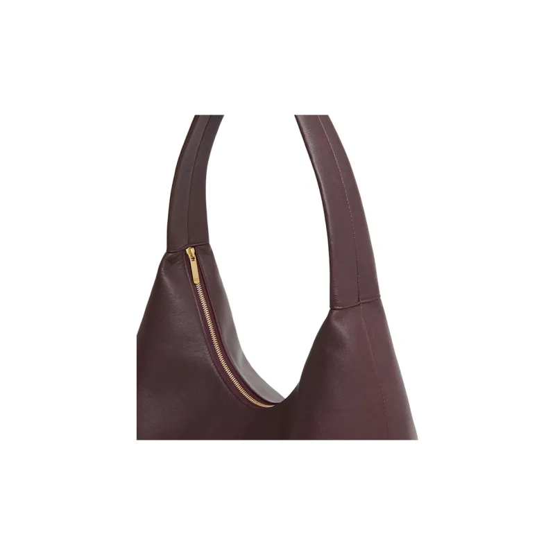 MANSUR GAVRIEL Calfskin Hobo Bag Handbag Shoulder Bag Extra Large Women's Brown-3