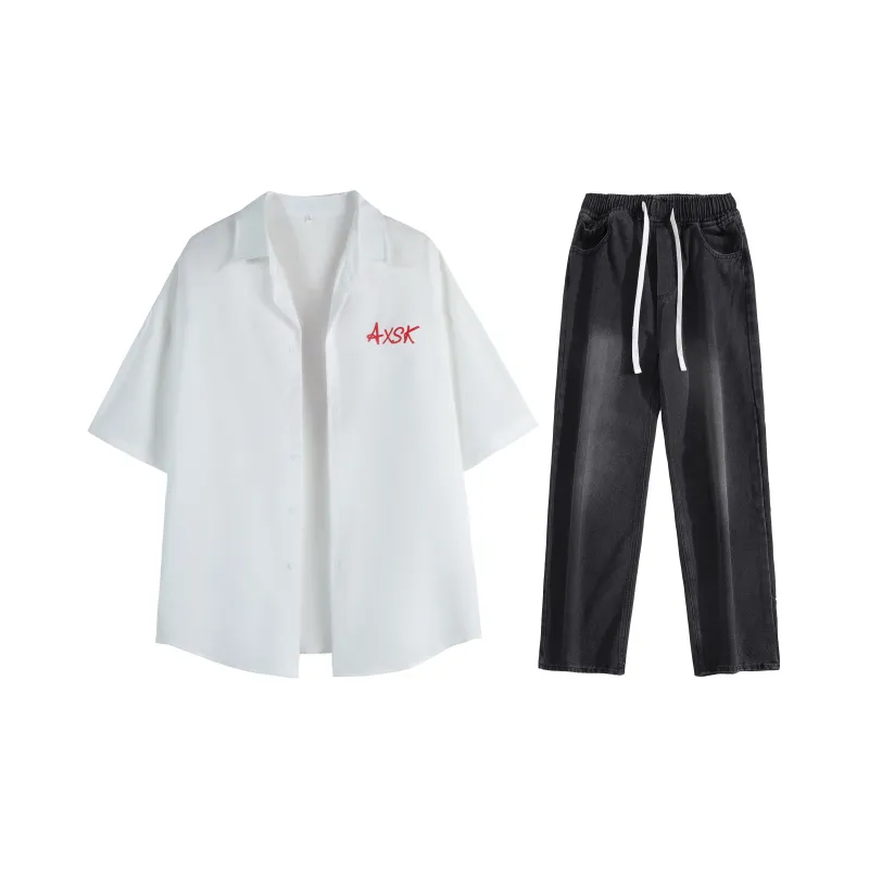 A.X.S.K Shirt Matching Set Unisex-9