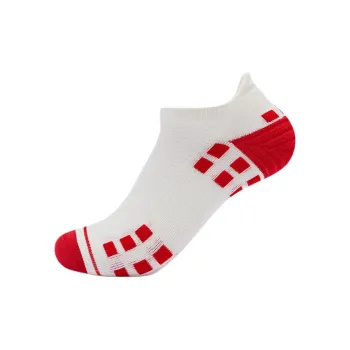 QIAODAN x QIANGFENGCHUIFU,LIANMINGKUAN No Show Socks Unisex Tomato Red