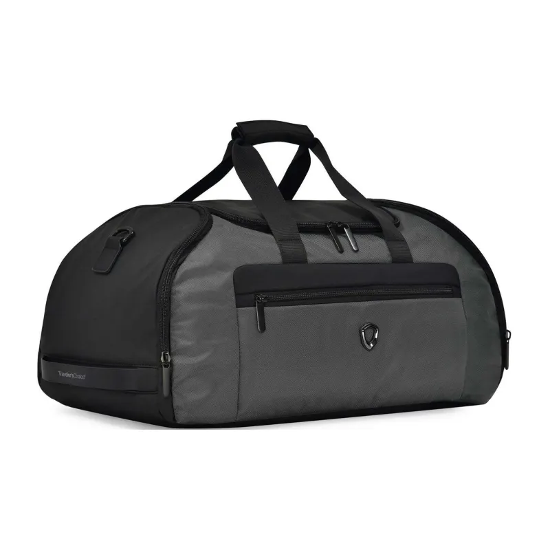 Traveler’s Choice Oxford Backpack Unisex Gray-5
