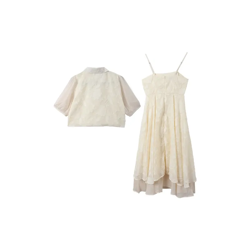 OZVO Skirt Set Set Women's Tops+Camisoles-1