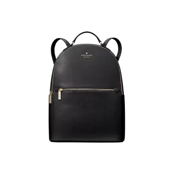 Kate Spade Saffiano Leather Backpack Large Size Women's Black