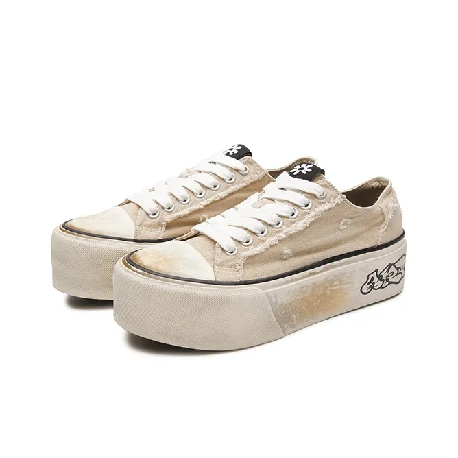 ARTICLE NO. Low Top Canvas Shoes Unisex Sand-1