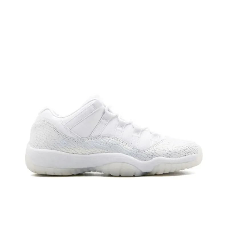Jordan 11 Retro Low Heiress Pure Platinum GS-1