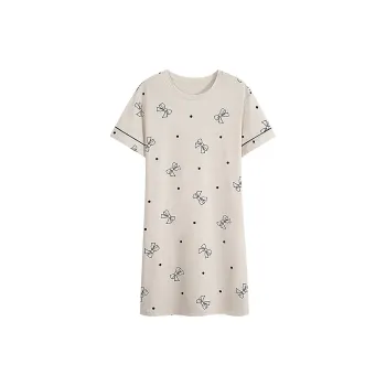 CAIHENGTONG Nightgown Women's White
