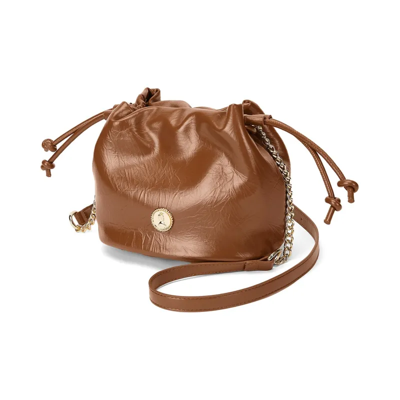CORALDAISY Synthetic Leather Crossbody Bag, Shoulder Bag Regular Women's Brown-1