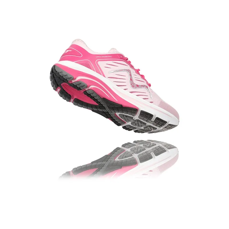 MBT Running Shoes Women's Low Top White/Rose Red-4