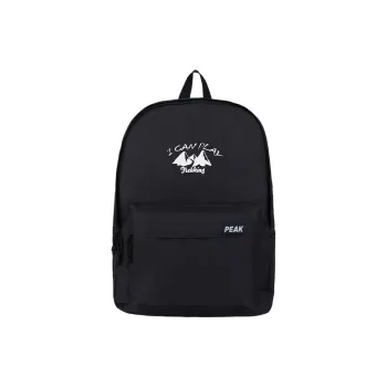 PEAK Nylon Backpack Regular Unisex Black