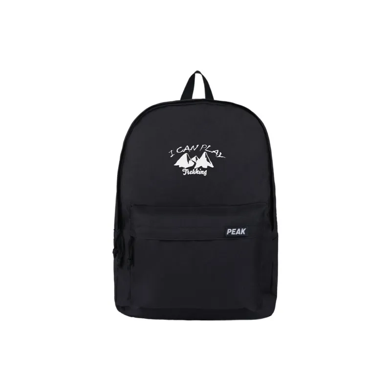 PEAK Nylon Backpack Regular Unisex Black-0
