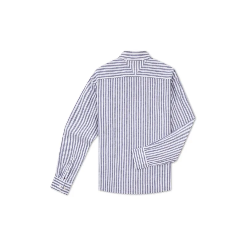 Tommy Hilfiger Shirt Men's Blue White Stripes-1