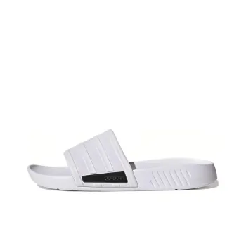 Adidas Racer Tr Slides Cozy Wear Resistant White Unisex Slippers