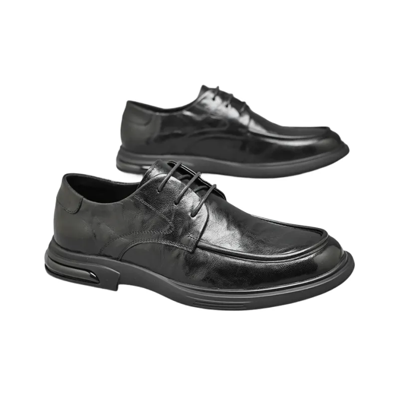 Mo Xu Dress Shoes Men Low Top Black, Brown-1