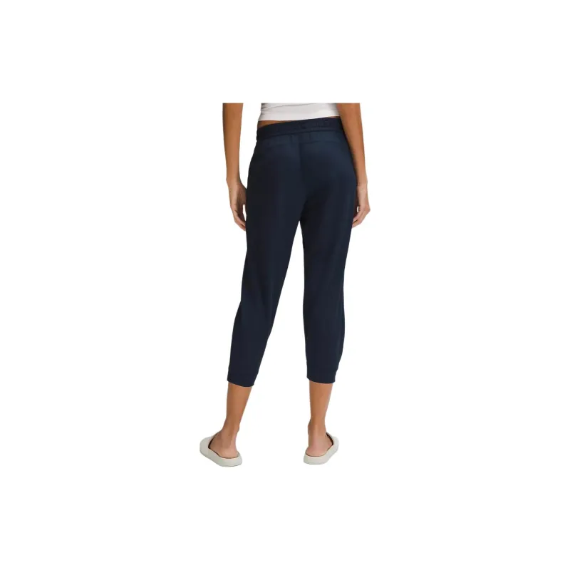 Lululemon Soft Jersey Classic-Fit Mid-Rise Cropped Jogger Knitted Sports Pants Women's-10