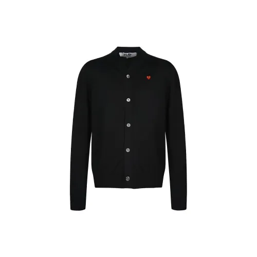 CDG Play Sweaters Men Black