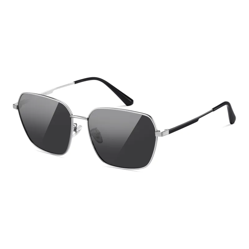 HLA Alloy Irregular Shape Sunglasses Men's-4