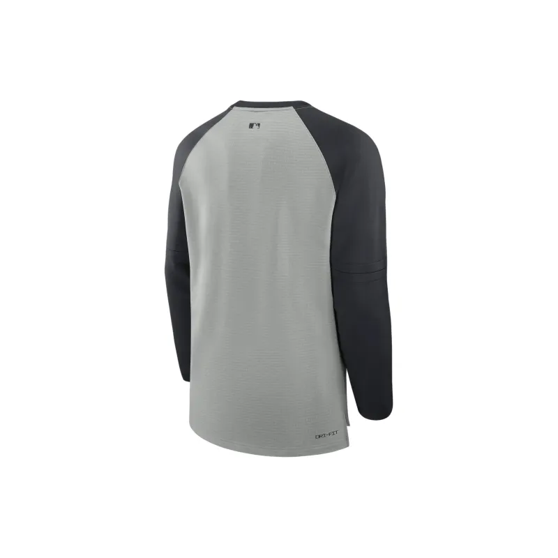 Nike New York Yankees Authentic Collection Game Time T-Shirt Men's Gray-1