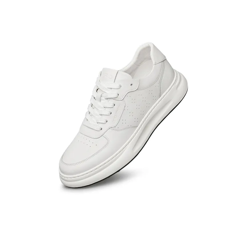 ZRO Skateboard Shoes Men Low Top White/White Gray/White Blue-16