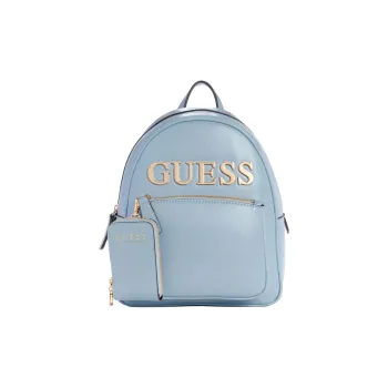 GUESS Faux Leather Backpack Women's Blue