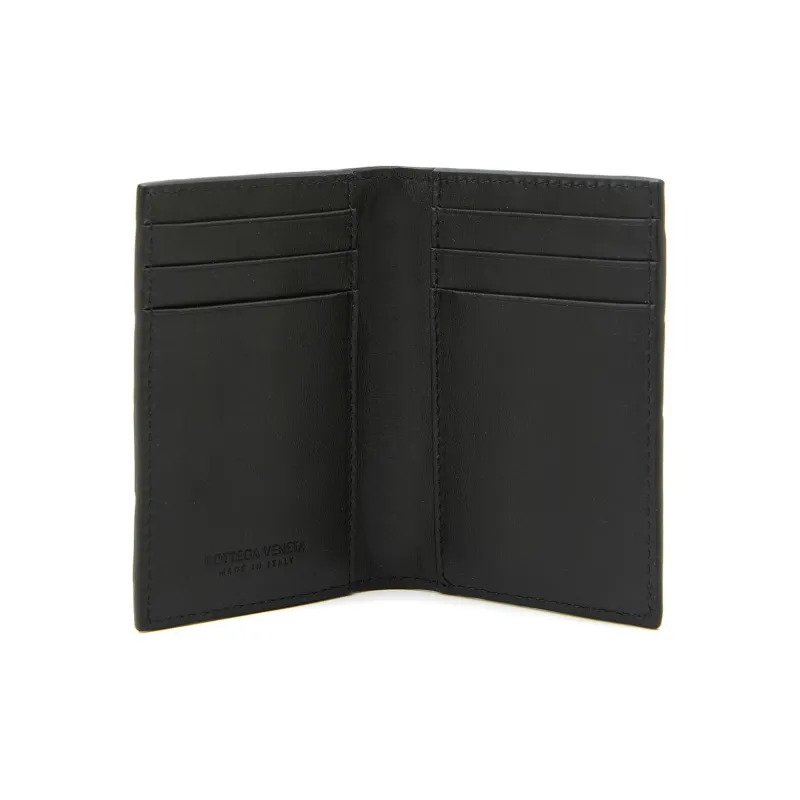 Bottega Veneta Leather Wallet Men's Black-2