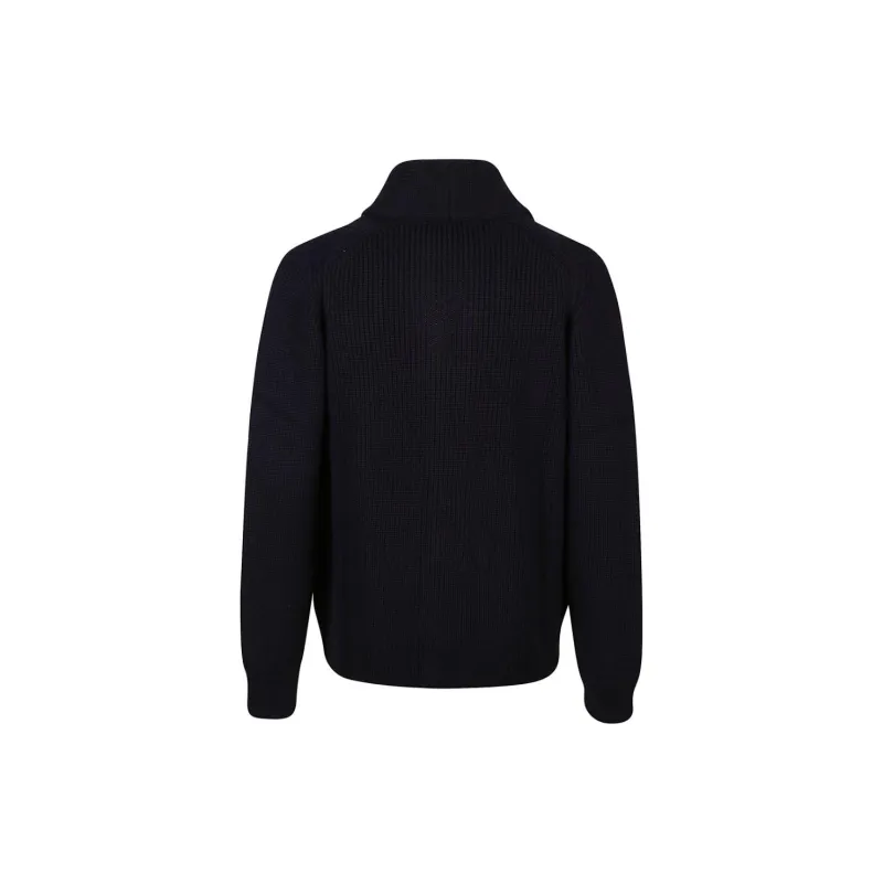 Drumohr Shawl-lapels Chunky-knit Cardigan-1