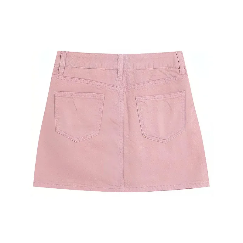 Pzhk Denim Short Skirts Women's-7