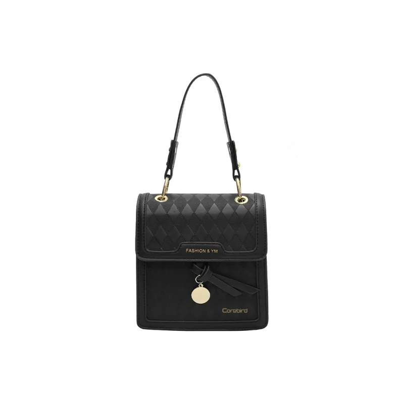 CORE BIRD PU Shoulder Bag, Crossbody Bag, Handbag Women's Black/Green/Coffee-10