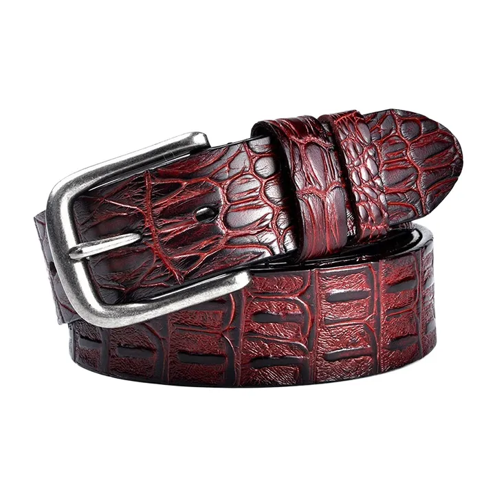 CARTELO Cow Split Leather Belts Men's 3.8CM-0